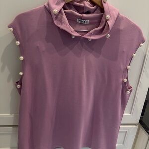 Lavender 2pc Pearl embellished set